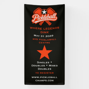 Pickleball Competition Tournement Banner