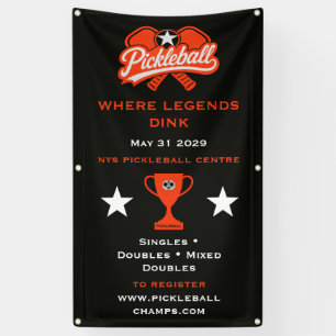 Pickleball Competition Tournement Banner