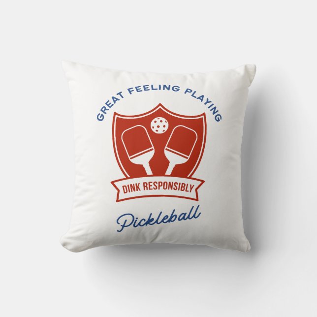 Pickleball cool design to wear cushion (Front)