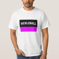 PICKLEBALL Cool Tropical Pink Black Colour Block