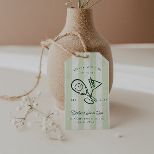 Pickleball Country Club   Bachelorette Favour Gift Tags