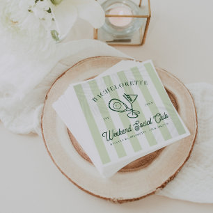 Pickleball Country Club   Bachelorette  Napkin