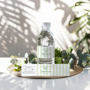 Pickleball Country Club   Bachelorette  Water Bottle Label