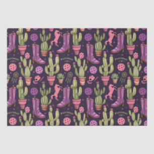  🐴 🌵Pickleball Cowgirl Tissue Paper