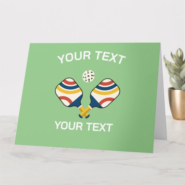Pickleball Custom Card (Small Plant)