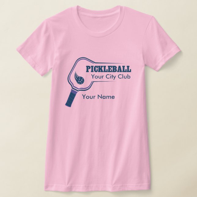 Pickleball Customisable Pickleball T-shirt (Laydown)