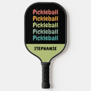 Pickleball Cute Pickleball Player Personalised Pickleball Paddle