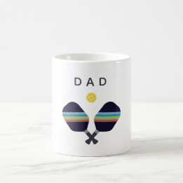 Pickleball Dad Father's Day Personalised Coffee Mug