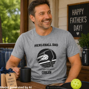 Pickleball Dad Gift - Tri-Blend Shirt