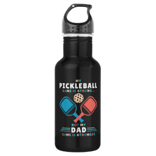 Pickleball Dad Stronger Dad Game Father 532 Ml Water Bottle