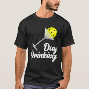 Pickleball Day Dinking Martini Athlete Coach Sport T-Shirt