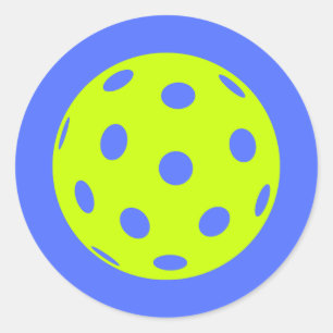 Pickleball Decal or Sticker! Classic Round Sticker