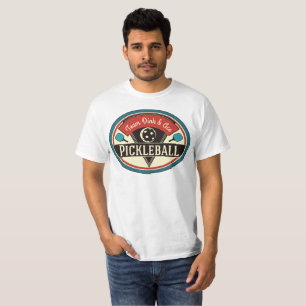 Pickleball Dink & Ace Team Player T-Shirt
