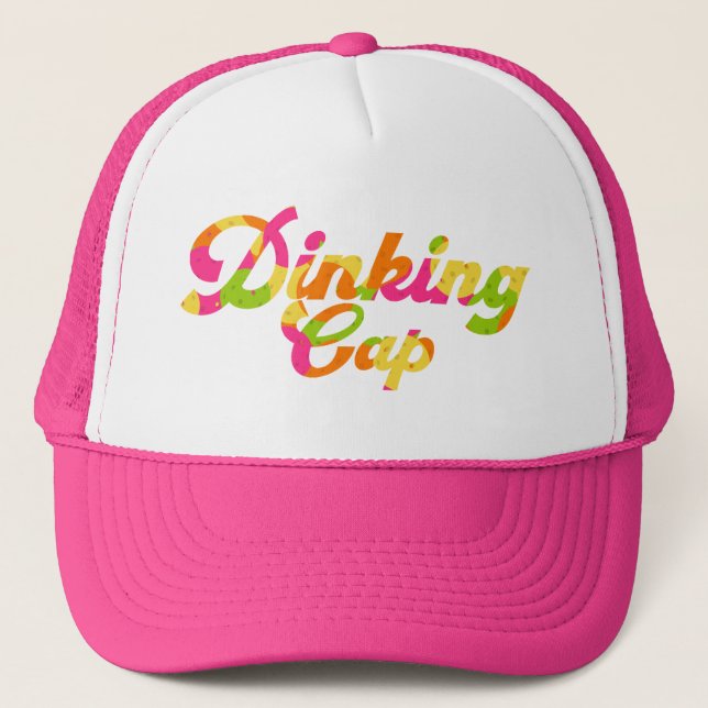 Pickleball Dinking Cap Trucker Hat (Front)