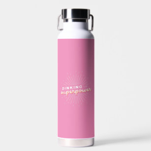 Pickleball Dinking is My Superpower Funny Gift Water Bottle