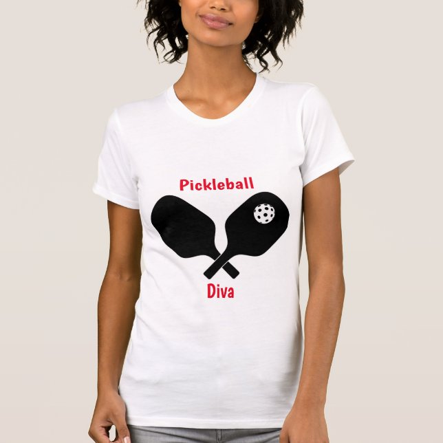 Pickleball Diva  T-Shirt (Front)
