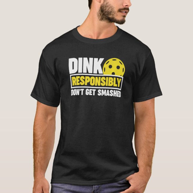 Pickleball don't get smashed Premium T-Shirt (Front)
