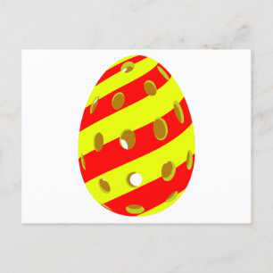 Pickleball Easter Egg Postcard