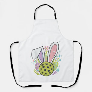 Pickleball Easter T-Shirt Apron
