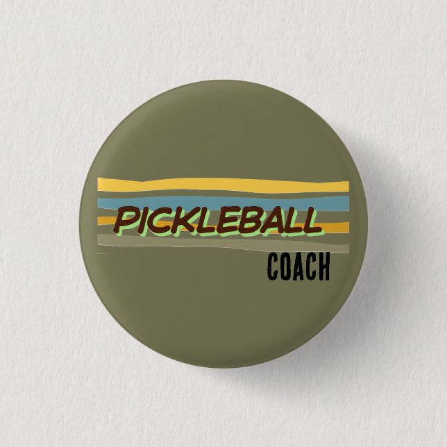 Pickleball Elite gift 3 Cm Round Badge (Front)