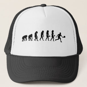 Pickleball Evolution Funny Pickleball Trucker Hat