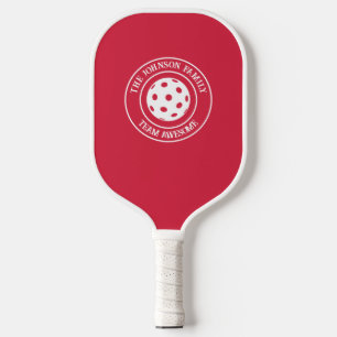 Pickleball Family Team Awesome Pink Paddle