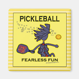 Pickleball Fearless Fun Magnet