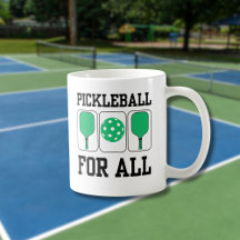 Pickleball For All Paddels and Ball Green