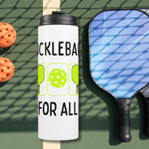 Pickleball For All Paddels and Ball Thermal Tumbler