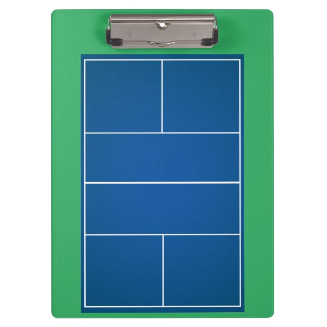 Pickleball for  for coach & player clipboard (Front)