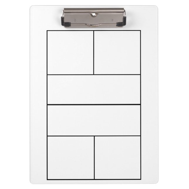 Pickleball for  for coach & player clipboard (Front)