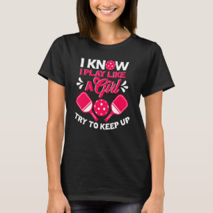 Pickleball For Womens Paddleball Player T-Shirt