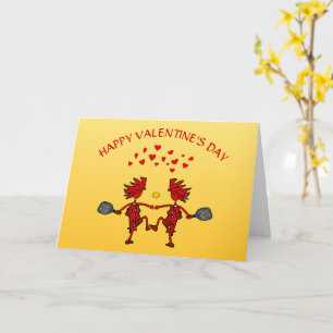 Pickleball Fun Valentine  Card
