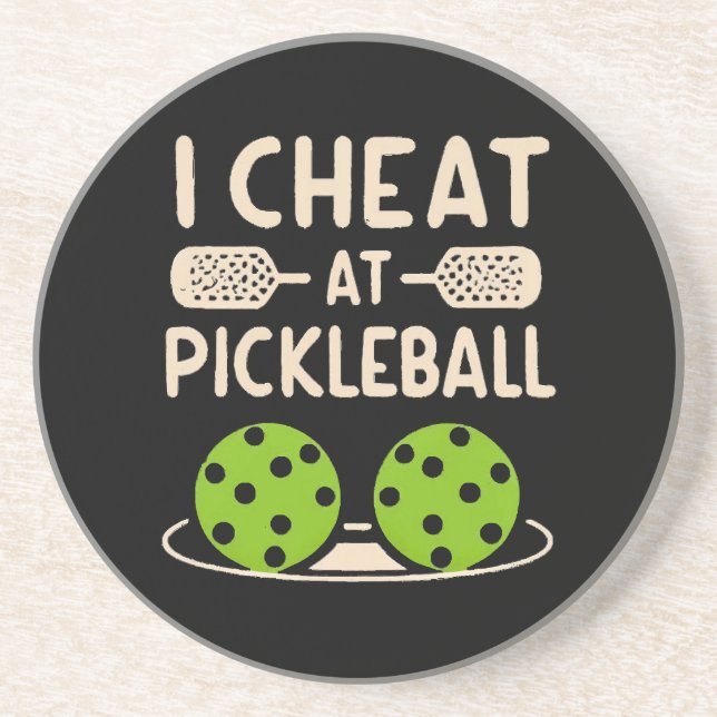 Pickleball Funny Coaster (Front)