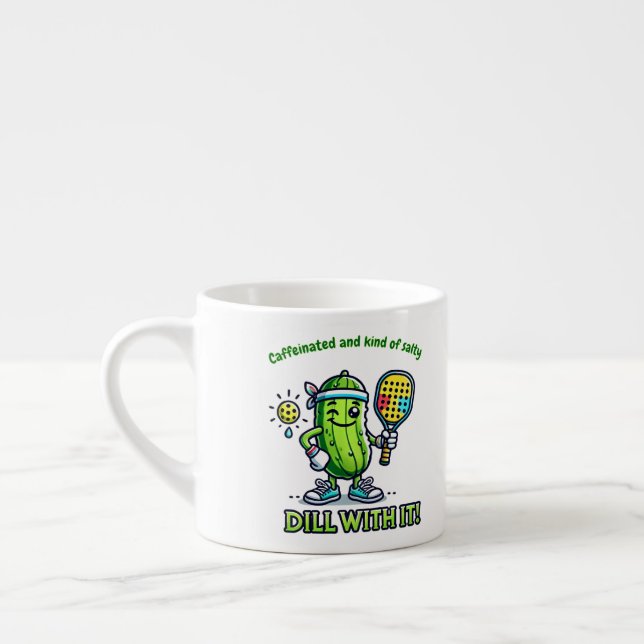 Pickleball Funny Coffee Mug Drinkware Kitchen (Left)