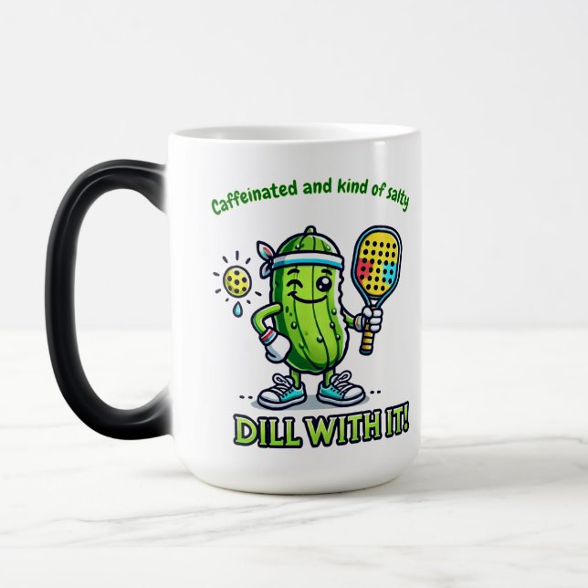 Pickleball Funny Coffee Mug Drinkware Kitchen (Left)