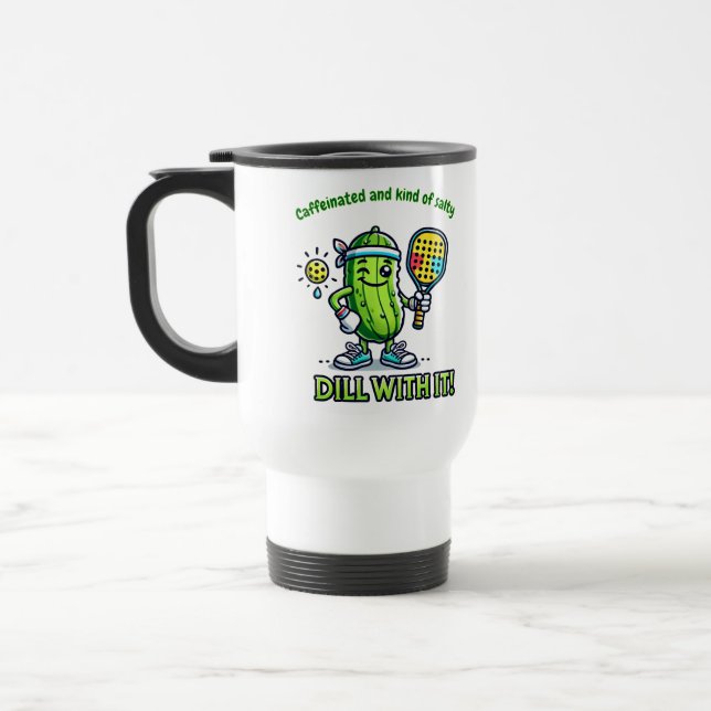 Pickleball Funny Coffee Mug Drinkware Kitchen (Left)