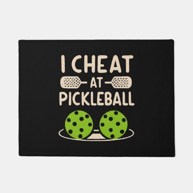 Pickleball Funny Doormat (Front)