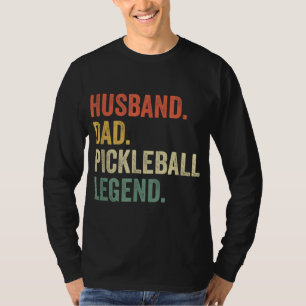Pickleball Funny Husband Dad Legend Vintage Father T-Shirt