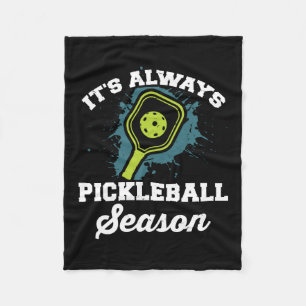 Pickleball Funny Pickleball Gifts Fleece Blanket