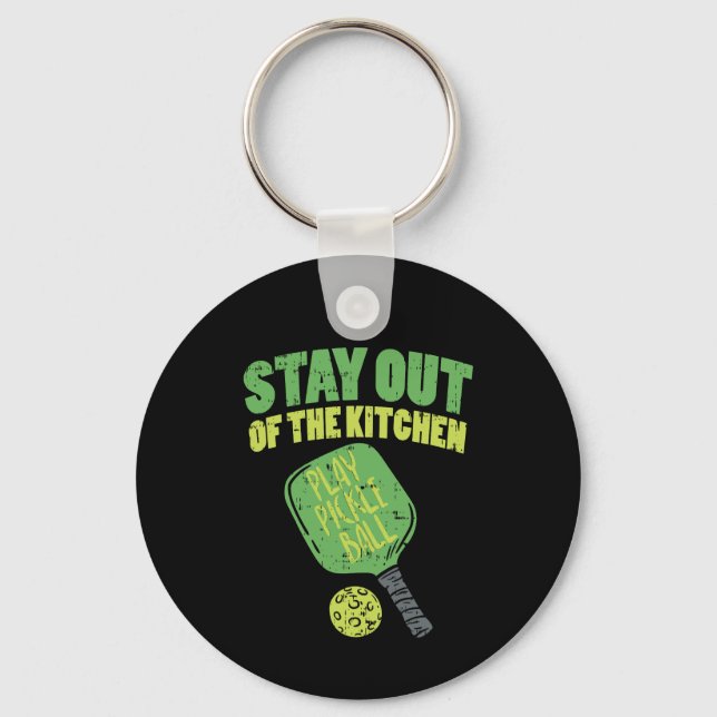 Pickleball Funny Pickleball Gifts Key Ring (Front)