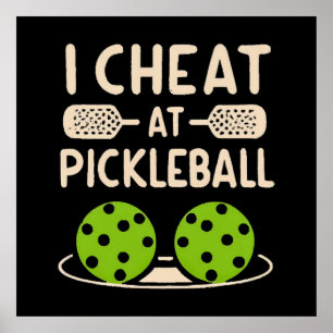Pickleball Funny Poster