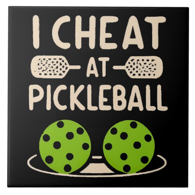 Pickleball Funny Tile (Front)