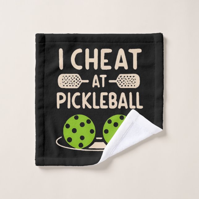Pickleball Funny Wash Cloth (Wash Cloth)