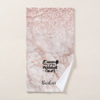 PIckleball Gal Queen of the Court Hand Towel