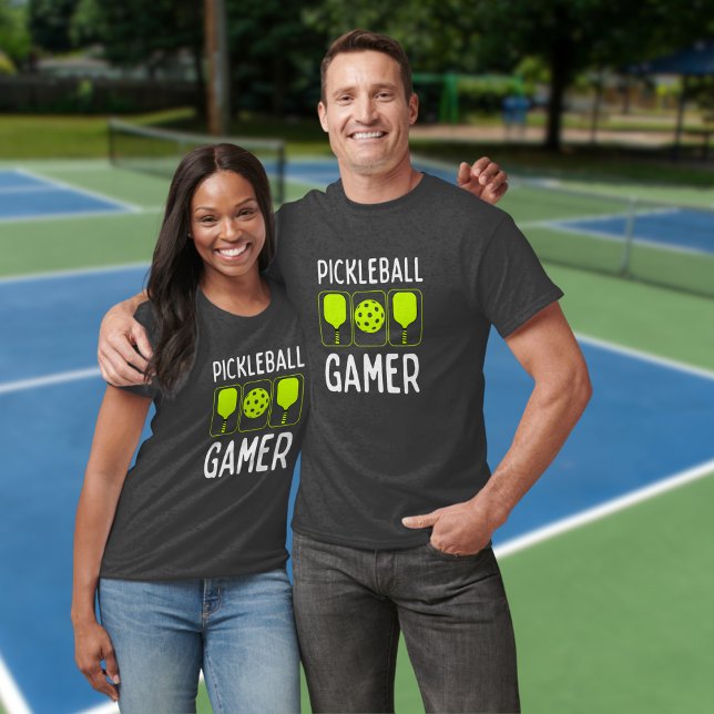 Pickleball Gamer Paddles and Ball T-Shirt (Creator Uploaded)