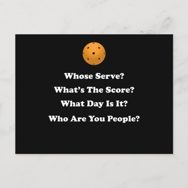 Pickleball Gift Postcard (Front)