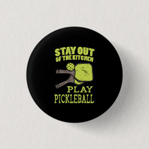 Pickleball Gifts 3 Cm Round Badge