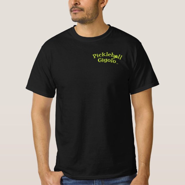 Pickleball Gigolo™ Swingrz Swag Total Player T-Shirt (Front)