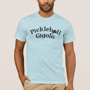 Pickleball Gigolo™ Total Player Black Logo T-Shirt